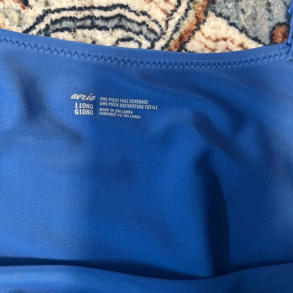 Blue Wrap Swimsuit - Picture 2 of 2